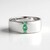 Anello in argento con Smeraldo Russo (de Melo)