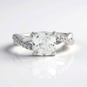 Anello in argento con Zircone (Adela Silber)