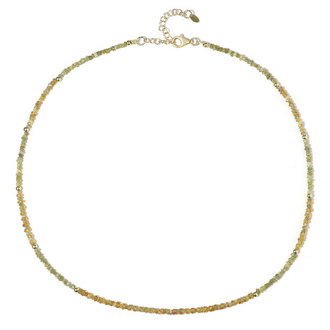 Edelstein-Silberhalskette (Riya)