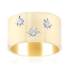 Zilveren ring met I1 (G) Diamanten