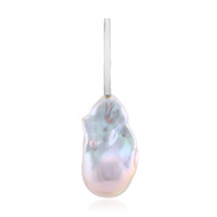Ciondolo in argento con Perla d'Acqua Dolce Argentata