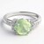 Anello in argento con Prehnite