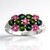 Anello in argento con Tormalina Rosa Brasiliana (Pallanova)