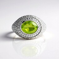 Peridot-Silberring (de Melo Essence)
