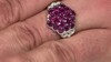 Anillo en plata con Rodolita