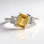 Anello in argento con Citrino