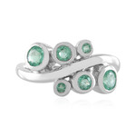 Zilveren ring met Russische smaragden (de Melo Essence)