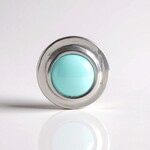 Ciondolo in argento con Calcedonio Acqua (MONOSONO COLLECTION)