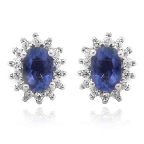 Orecchini in argento con Fluorite Cangiante