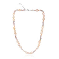 Collana in argento con Perla d'Acqua Dolce Pesca (TPC)