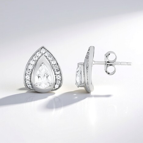 Orecchini in argento con Zircone (de Melo Essence)