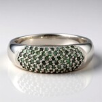 Anello placcato in platino con Diamante Fancy