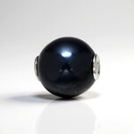 Charm in argento con Perla Nera di Acqua Dolce (MONOSONO COLLECTION)