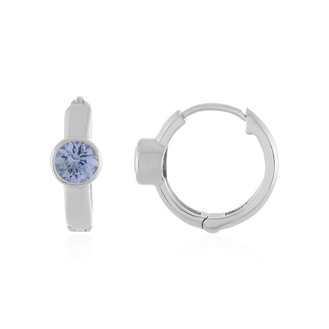 Orecchini in argento con Tanzanite (non riscaldata)