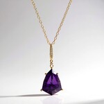Collana in oro con Ametista