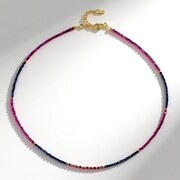 Collana in argento con Rubino Mozambico