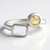 Anello in argento con Opale di Welo