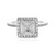 Bague en argent et Zircon (MONOSONO COLLECTION)