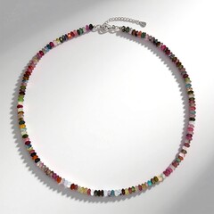 Collana in argento con Tormalina Nigeriana