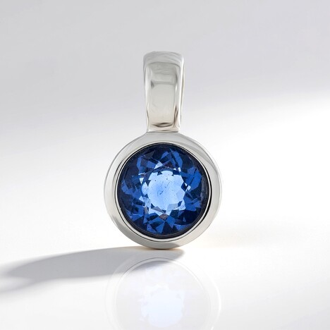 Ciondolo in argento con Fluorite Cangiante (CUSTODANA)