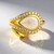 Anello in argento con Pietra di Luna Arcobaleno (SAELOCANA)