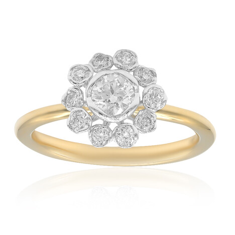 Gouden ring met een VS2 (H) Diamant (CIRARI)