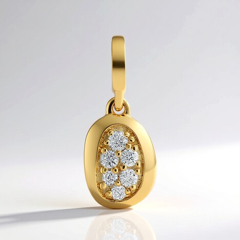 Ciondolo in oro con Diamante SI1 (G) (Annette)