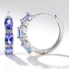 Orecchini in oro con Tanzanite AAA (CIRARI)