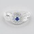 Bague en argent et Kyanite du Tibet