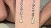 Pendientes en plata con Topacio blanco