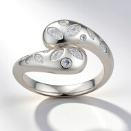 Zircon Silver Ring
