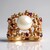 Anello in argento con Perla d'Acqua Dolce Bianca (TPC)