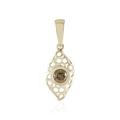 Ciondolo in oro con Diamante Champagne I2 (Ornaments by de Melo)