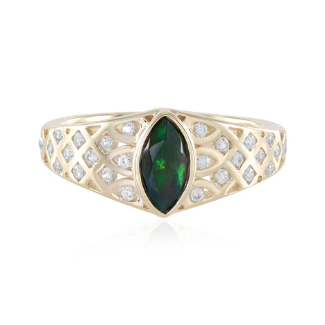 Anillo en oro con Ópalo de Mezezo (de Melo)