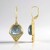 Orecchini in argento con Labradorite Verde Maniry (KM by Juwelo)
