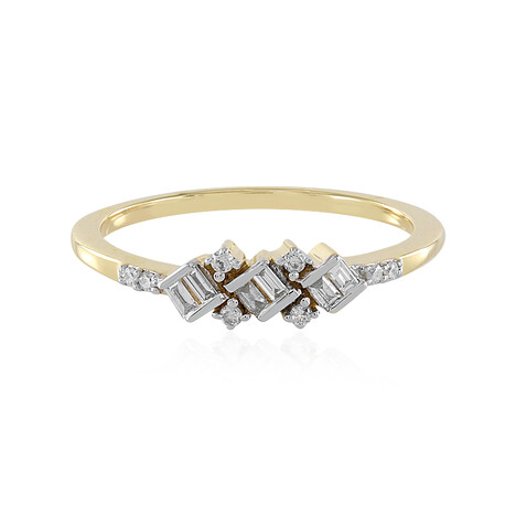 9K SI1 (H) Diamond Gold Ring