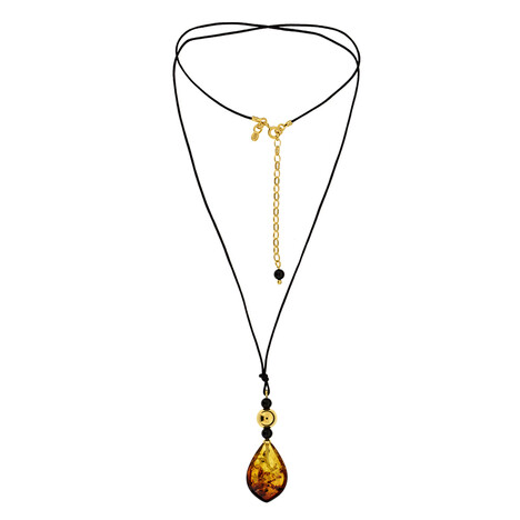 Baltischer Bernstein-Silberhalskette (dagen)