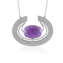 Zambian Amethyst Silver Necklace (de Melo)