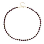 Collana in argento con Granato Mozambico