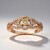 Anello in oro con Diamante Rose de France VS1 di Argyle (Annette)