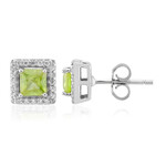 Pendientes en plata con Esfena