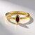 Anello in argento con Zircone Lampone