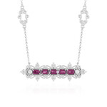 Collier en argent et Grenat Rhodolite (Dallas Prince Designs)