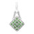 Tsavorit-Silberanhänger