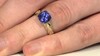 Bague en or et Tanzanite AAA (de Melo)