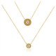 Collana in argento con Diamante I3 (I)