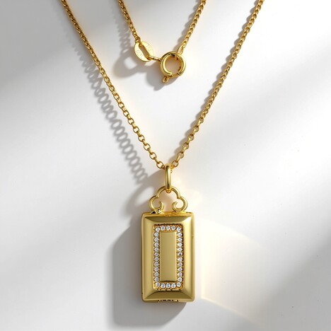 Collana in argento con Zircone (Adela Silber)