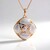 Collana in argento con Pietra di Luna Bianca (KM by Juwelo)