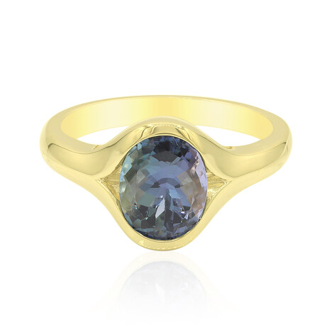 Bague en or et Tanzanite non chauffée