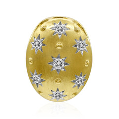 Gouden hanger met een Diamant SI1 (G)